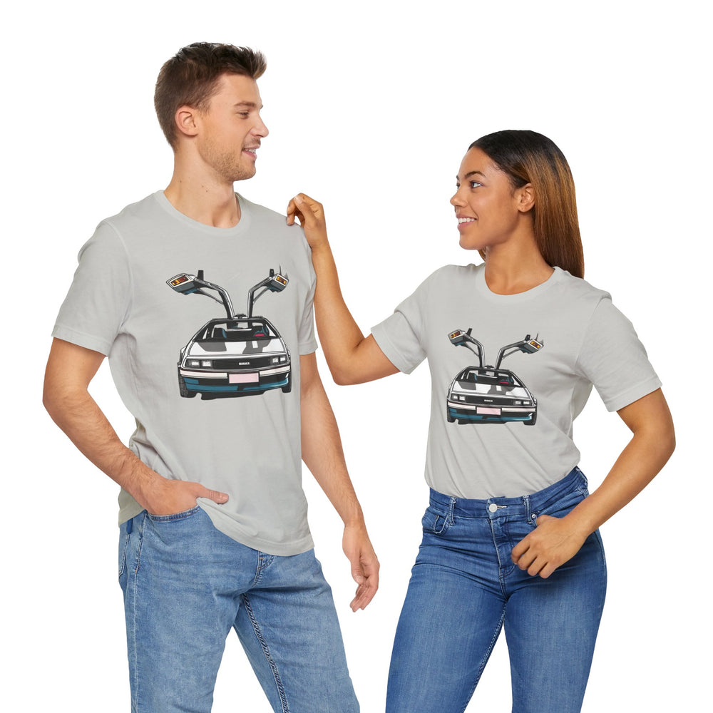 Delorian Sci-Fi T-Shirt | Unique Delorian Sci-Fi Apparel