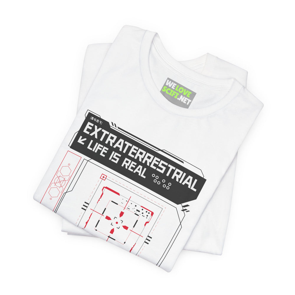 Exraterrestrial Life Is Real UFO Sci-Fi T-Shirt-welovescifi