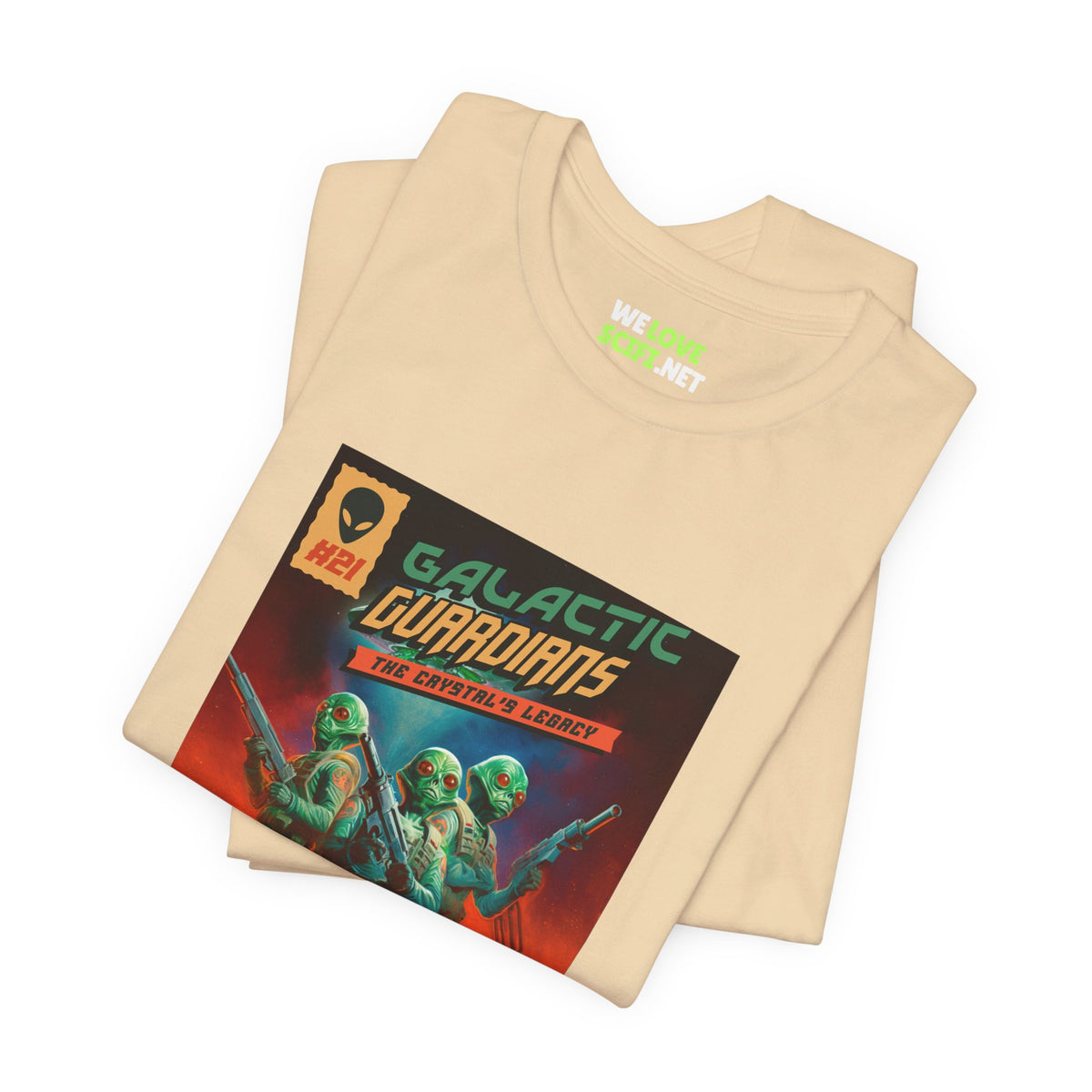 Galactic Guardians Retro Sci-Fi T-Shirt-welovescifi.net