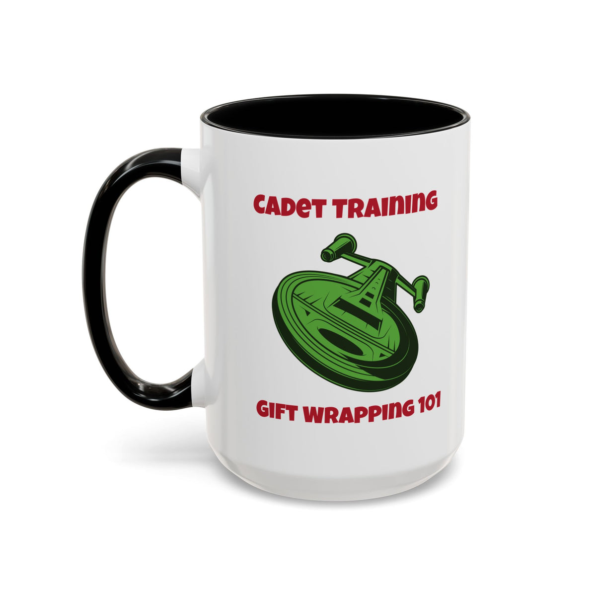 Cadet Training SciFi Funny Christmas Accent Mug-welovescifi.net