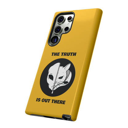 The Truth Is Outthere Funny Cat UFO Tough Samsung Galaxy Mobile Cases-welovescifi.net