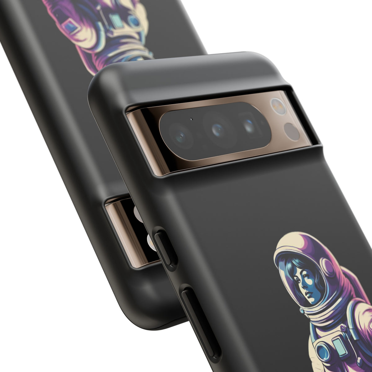 Floating Astronaut Girl Tough Google Pixel Mobile Cases