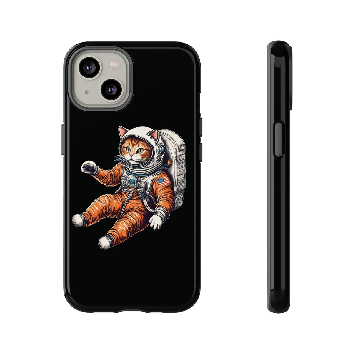 Redhead Spacecat iPhone Case - Tough Astronaut Mobile Cover