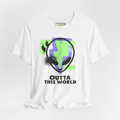 Outta This World UFO Sci-Fi T-Shirt - Unique Alien Apparel