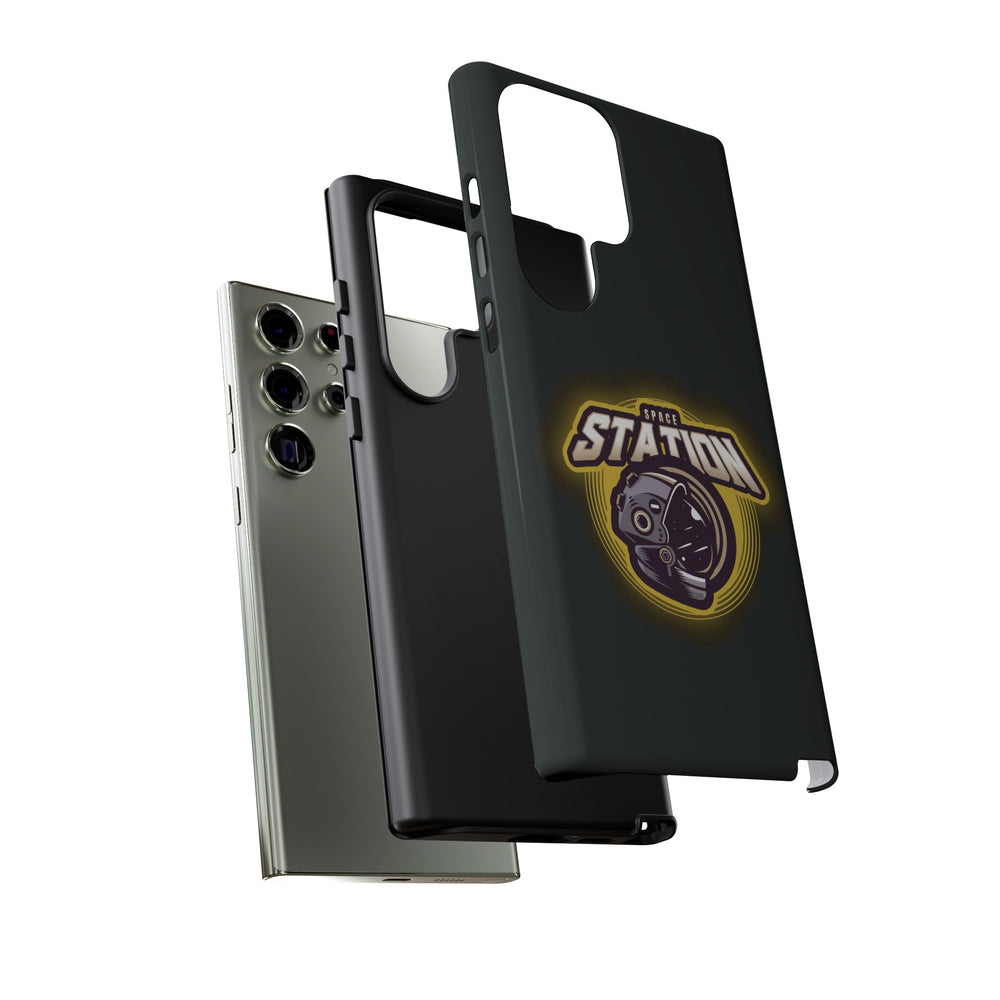 Space Station Astronaut Galaxy Cases