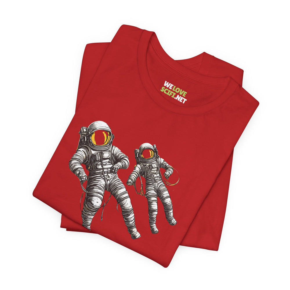 Astronauts Floating Sci-Fi T-Shirt-welovescifi.net