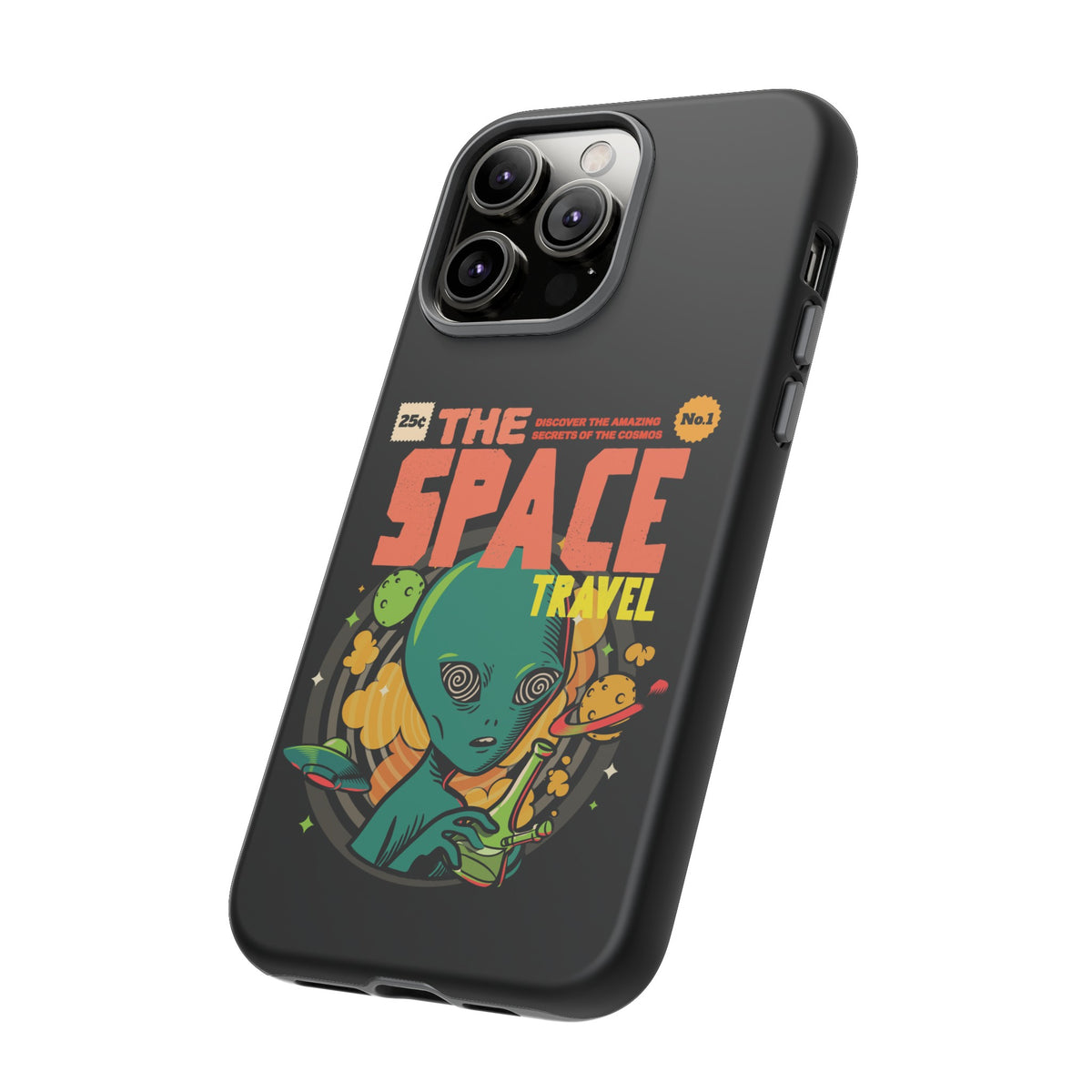 Sci-Fi Phone Case | Space Travel Comic UFO iPhone Cover