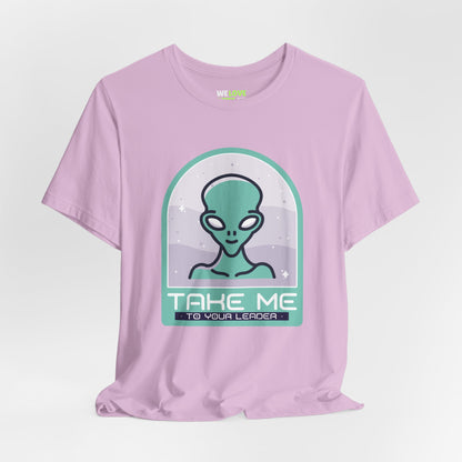 sci-fi UFO t-shirt-Take Me to Your Leader UFO SciFi T-Shirt