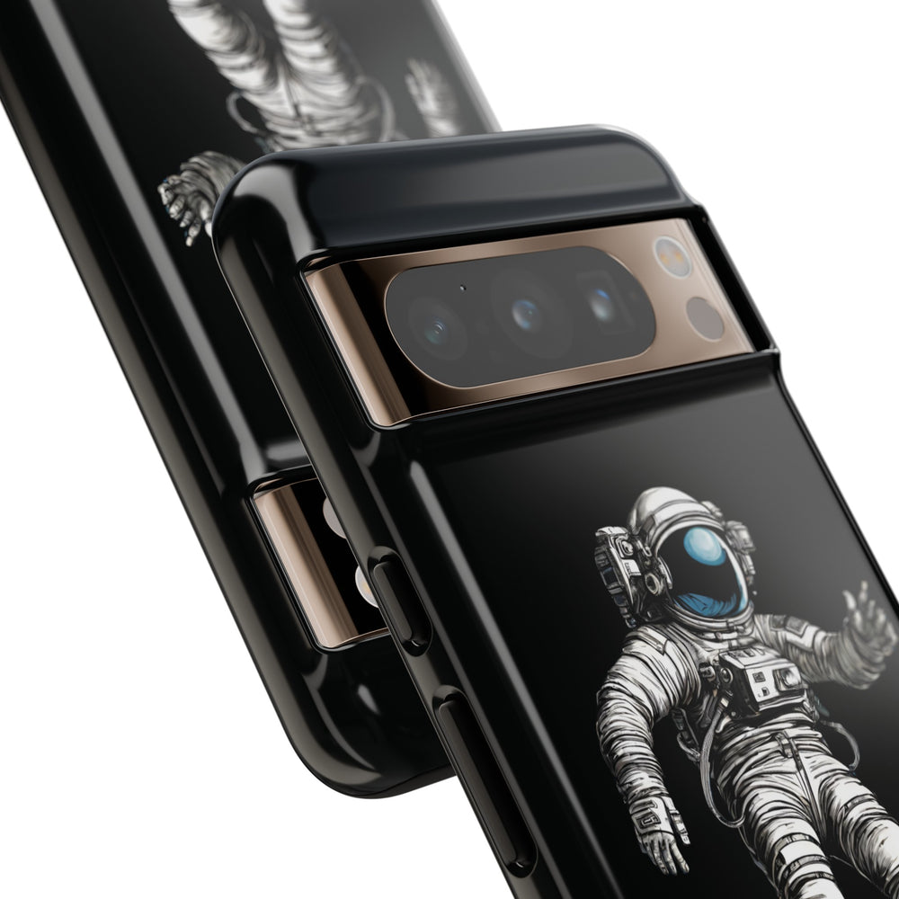 Space Art Astronaut Pixel Cases