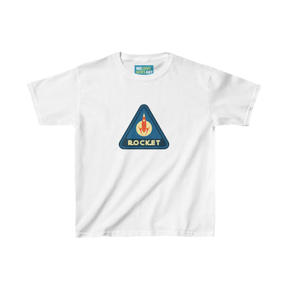 sign tee-Rocket Sign Kids Heavy Cotton Tee-welovescifi.net