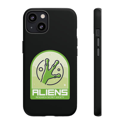 Aliens Research Secret Society UFO Sci-Fi iPhone Mobile Case