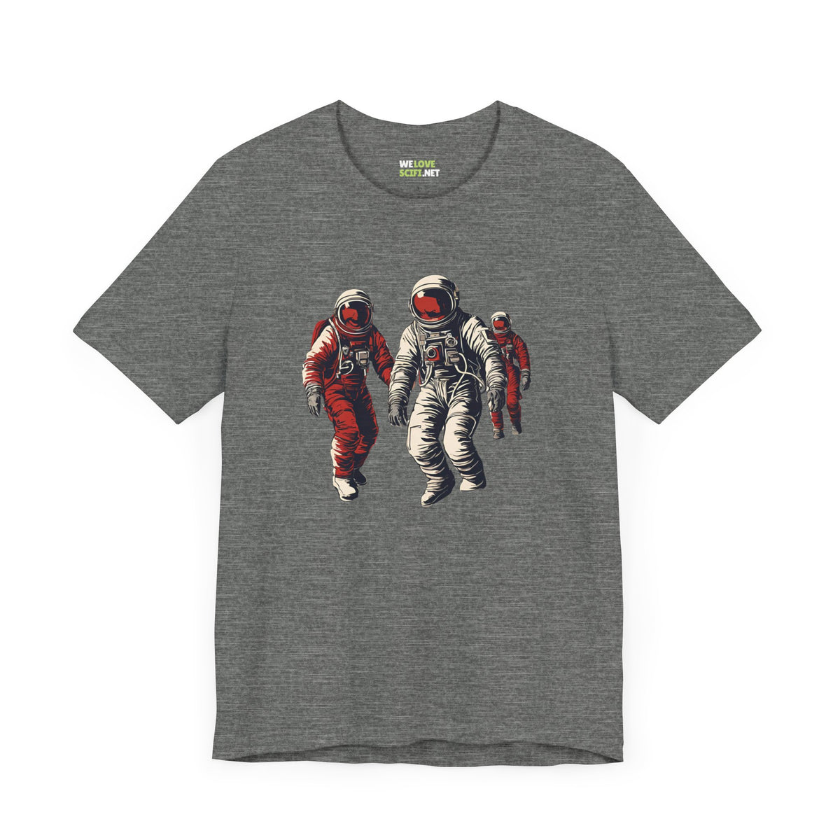 Astronauts In Red Sci-Fi T-Shirt-welovescifi.net