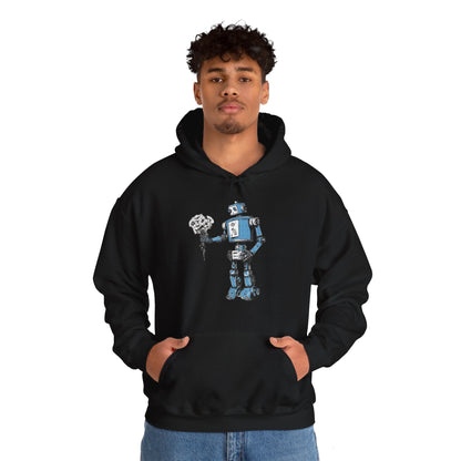 You Never Bring Me Flowers Robot Spaceart Sci-Fi Hoodie-welovescifi.net