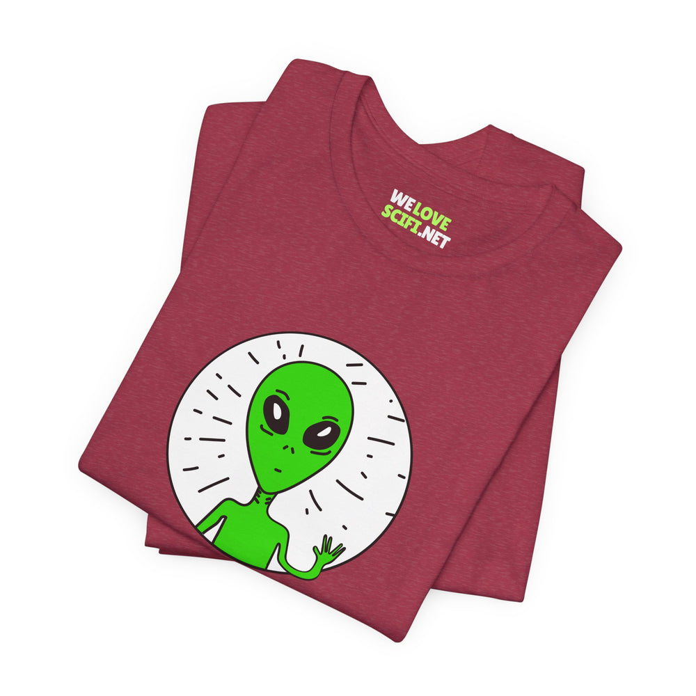 funny UFO t-shirt-Stay Weird Funny UFO Sci-Fi T-Shirt