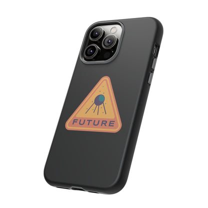 Future Retro Sign SciFi Tough iPhone Mobile Case-welovescifi