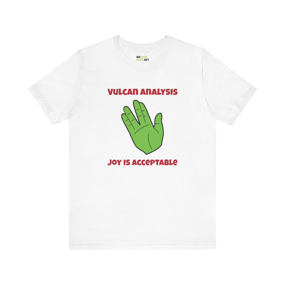 Vulcan Analysis Funny Spock Christmas Unisex Tee-welovescifi.net