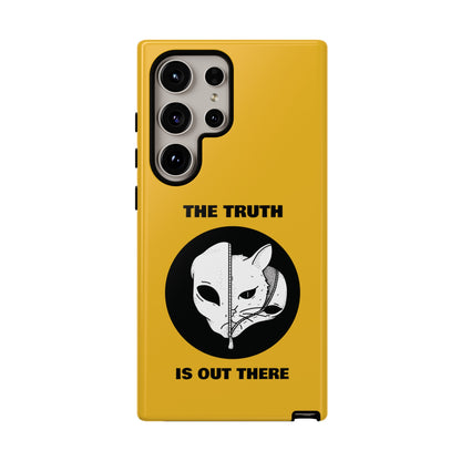 The Truth Is Outthere Funny Cat UFO Tough Samsung Galaxy Mobile Cases-welovescifi.net