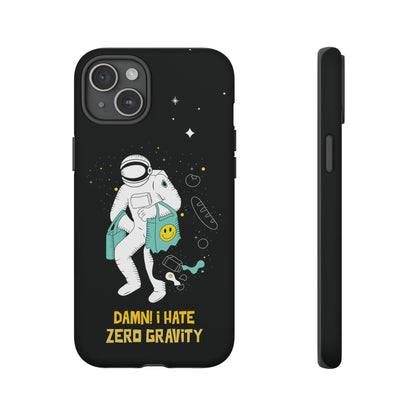 Zero Gravity Funny Astronaut Sci-Fi Tough iPhone Mobile Cases-welovescifi.net