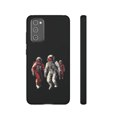 Astronauts In Red SpaceArt Tough Samsung Galaxy Mobile Cases