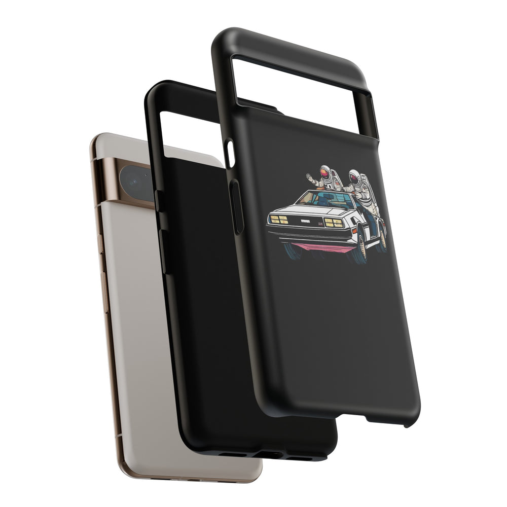 Delorean party astronaut Google Pixel mobile cases