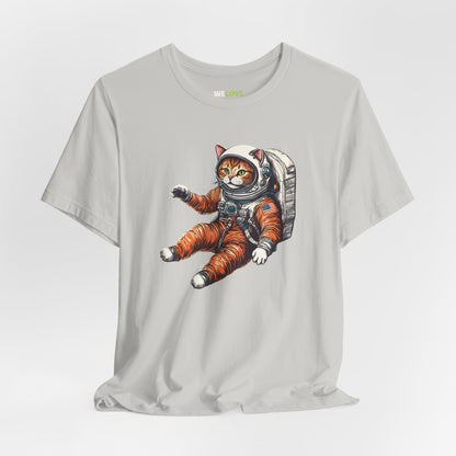 Spacecat Astronaut Sci-Fi T-Shirt - Unique Sci-Fi Apparel