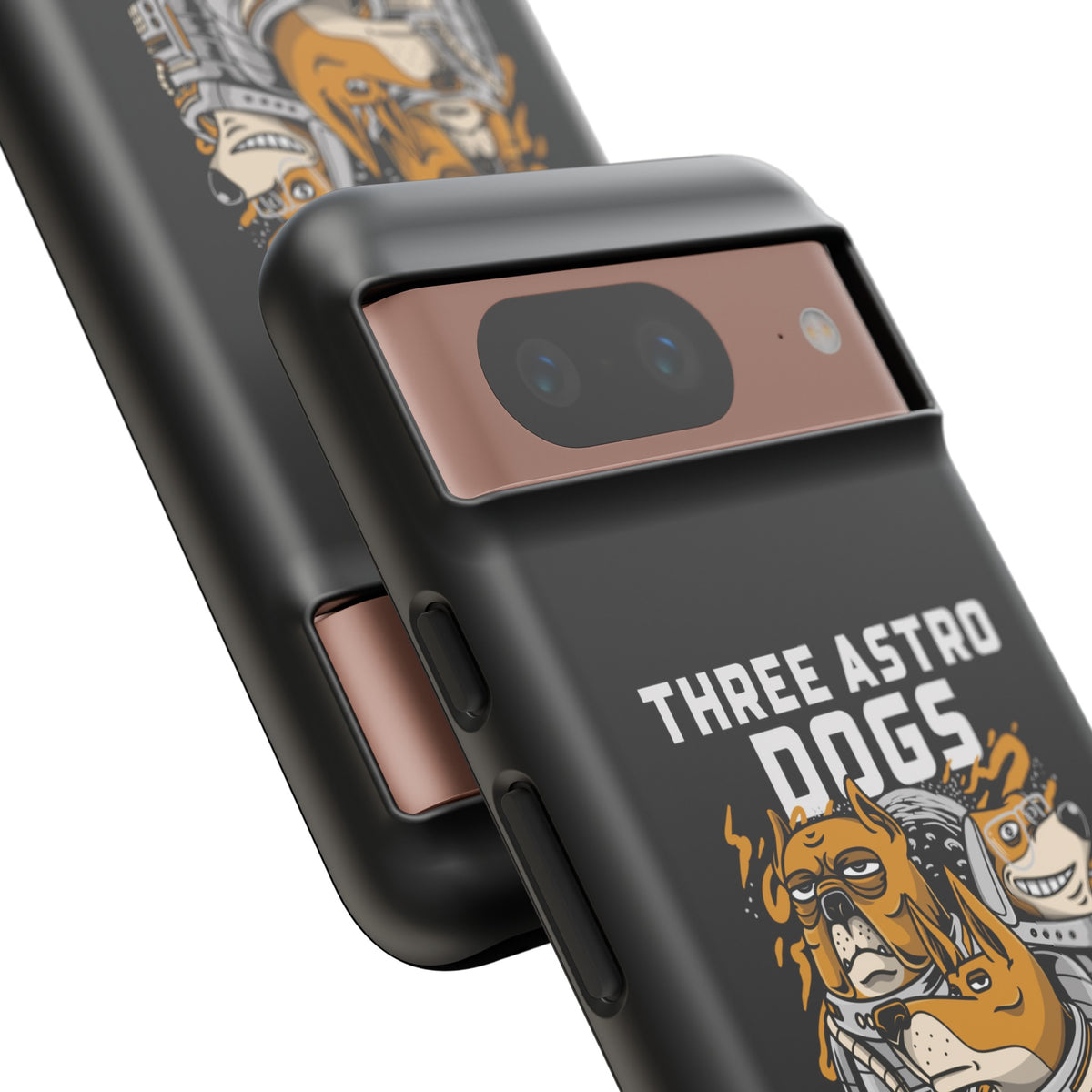 Three Astro Dogs Funny Sci-Fi Tough Google Pixel Mobile Cases-welovescifi.net