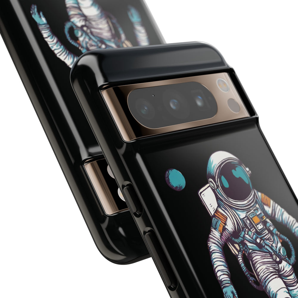 Mini-me Astronaut Spaceart Tough Google Pixel Mobile Cases