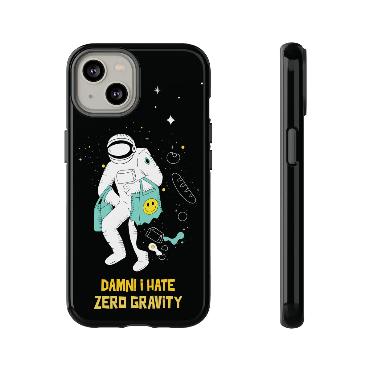 Zero Gravity Funny Astronaut Sci-Fi Tough iPhone Mobile Cases-welovescifi.net