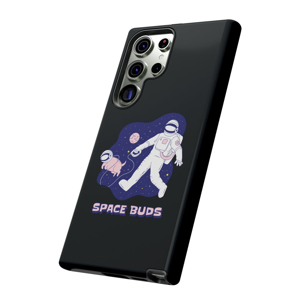 Space Buds Samsung Galaxy Cases Astronaut Dog SciFi Design