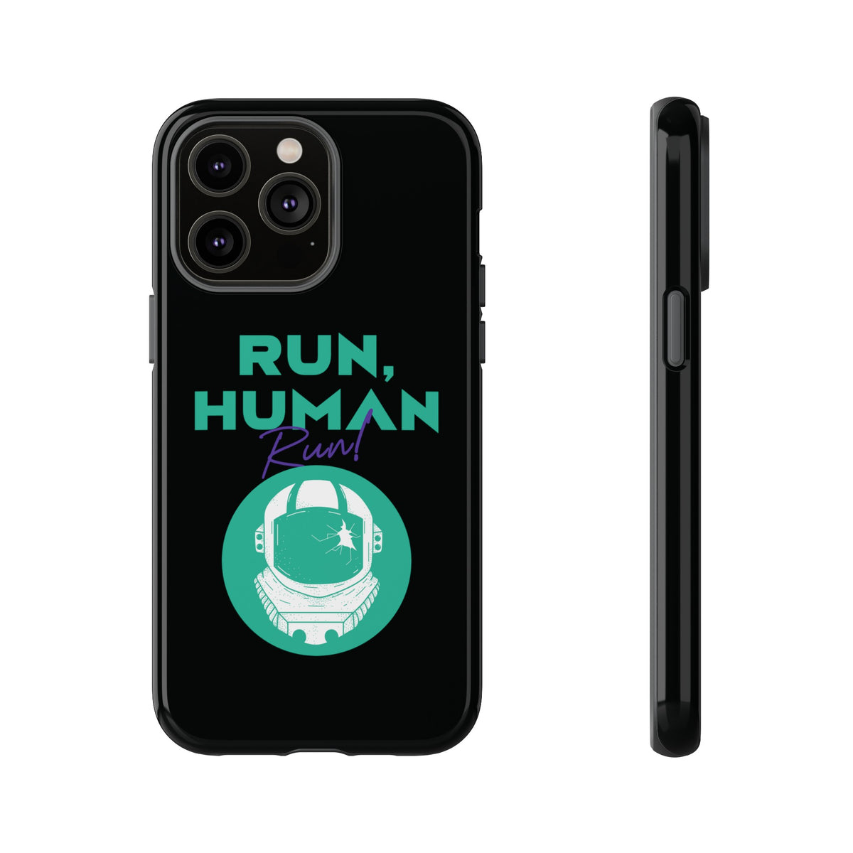 mobile cases-Run Human Run Sci-Fi Tough iPhone Mobile Cases