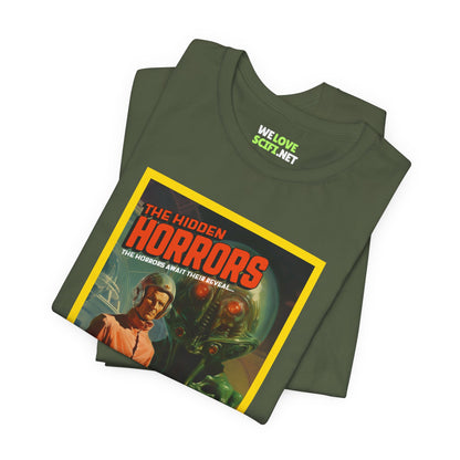 The Hidden Horrors Retro SciFi T-Shirt - SciFi Merchandise