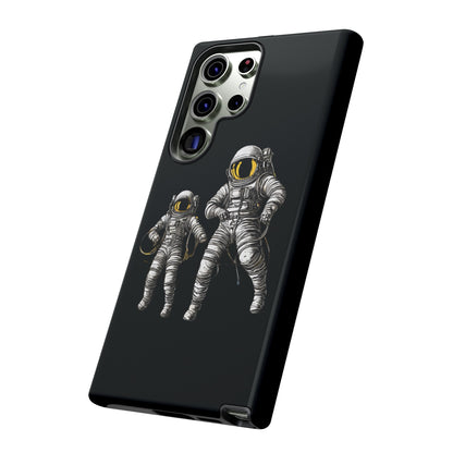 Astronauts Floating Tough Samsung Galaxy Mobile Cases