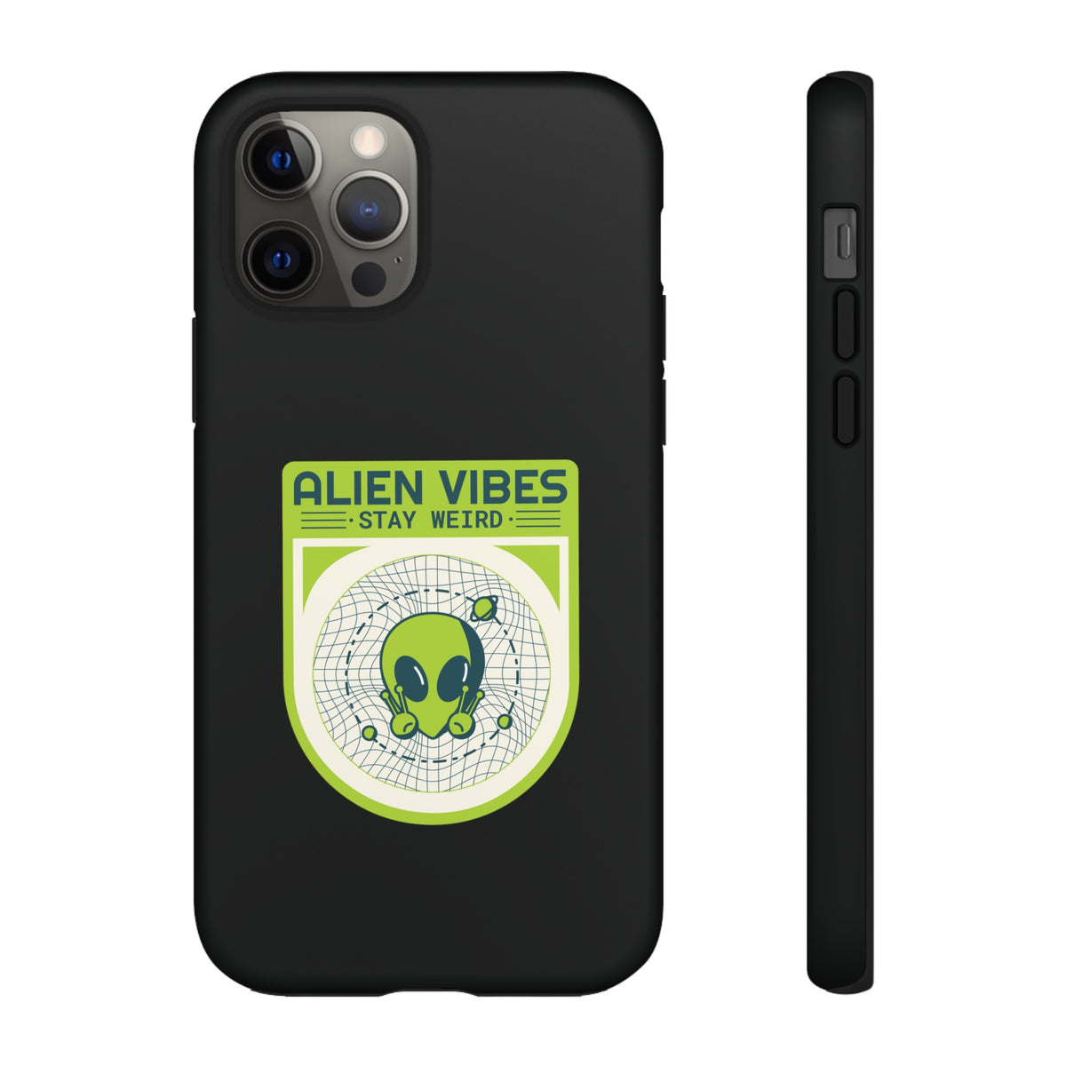 Stay Weird UFO Sci Fi Tough iPhone Mobile Cases WeLoveSciFi