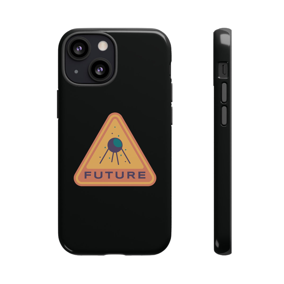 Future Retro Sign SciFi Tough iPhone Mobile Case-welovescifi