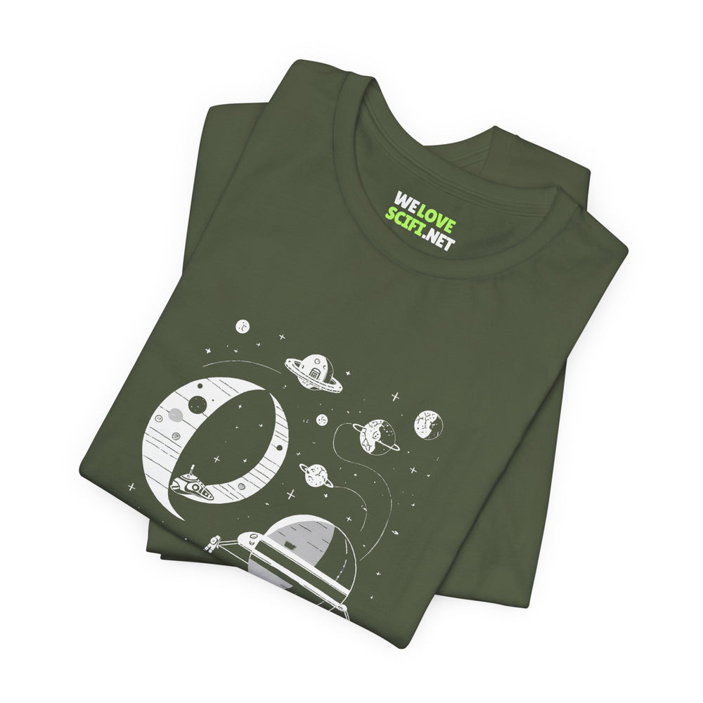 Space Station T-Shirt | No283 Sci-Fi Space Art Tee