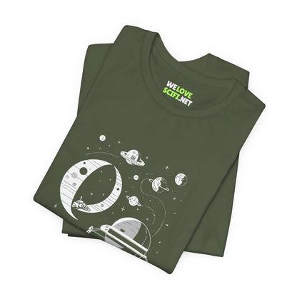 Space Station T-Shirt | No283 Sci-Fi Space Art Tee