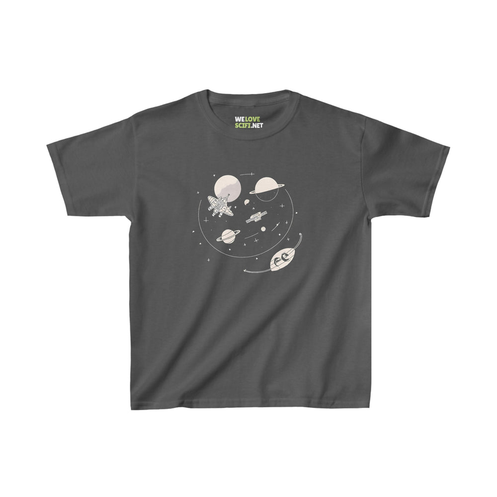 SpaceStation Tee | SpaceArt Kids Heavy Cotton™ T-Shirt