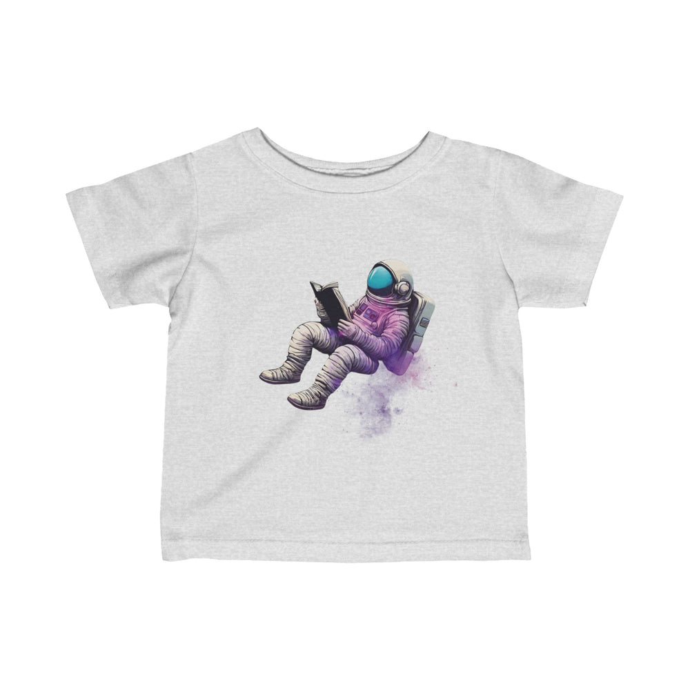 The Book Was Better Infant Astronaut Tee Fine Jersey T-Shirt