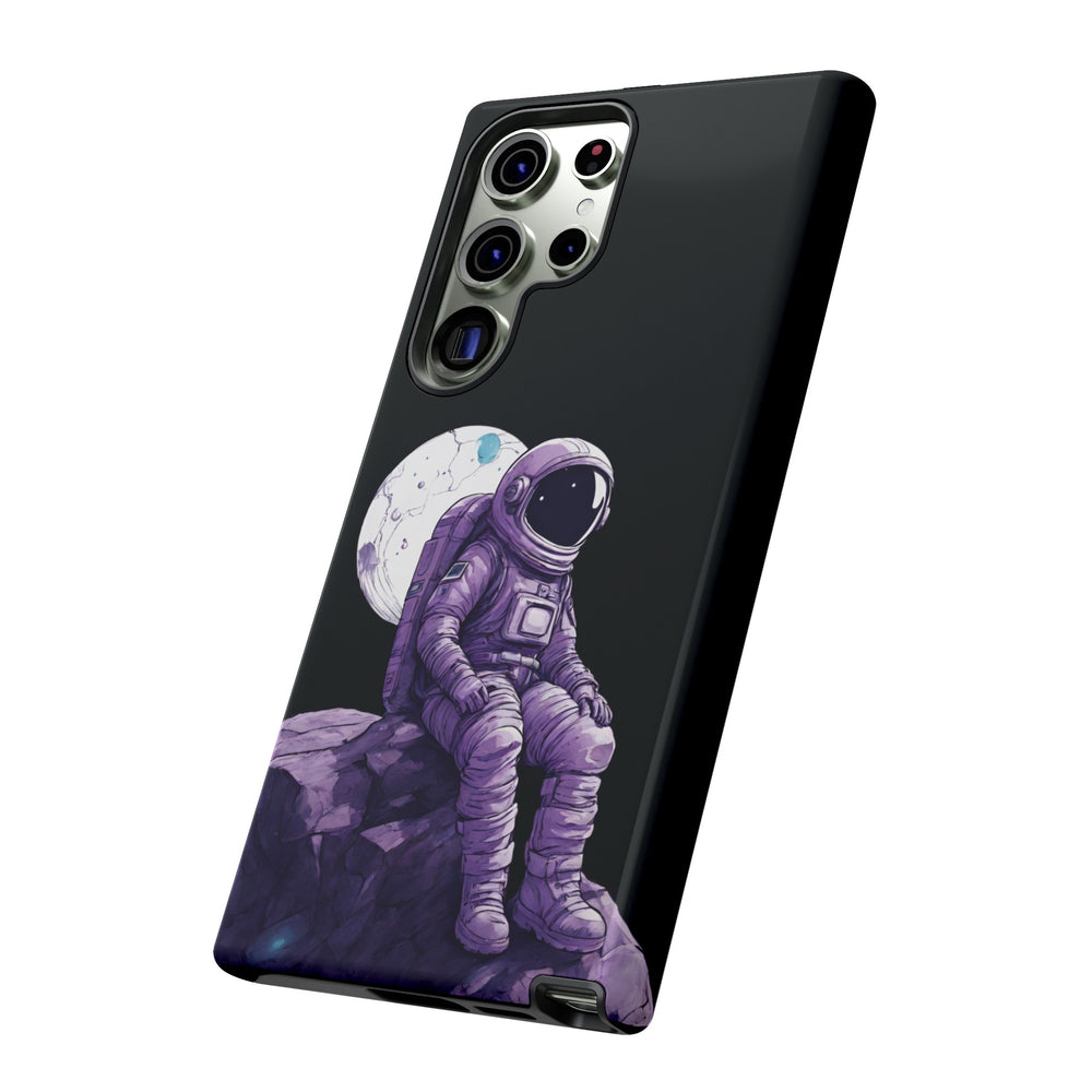 Art Samsung Galaxy Mobile Cases Still Waiting Astronaut