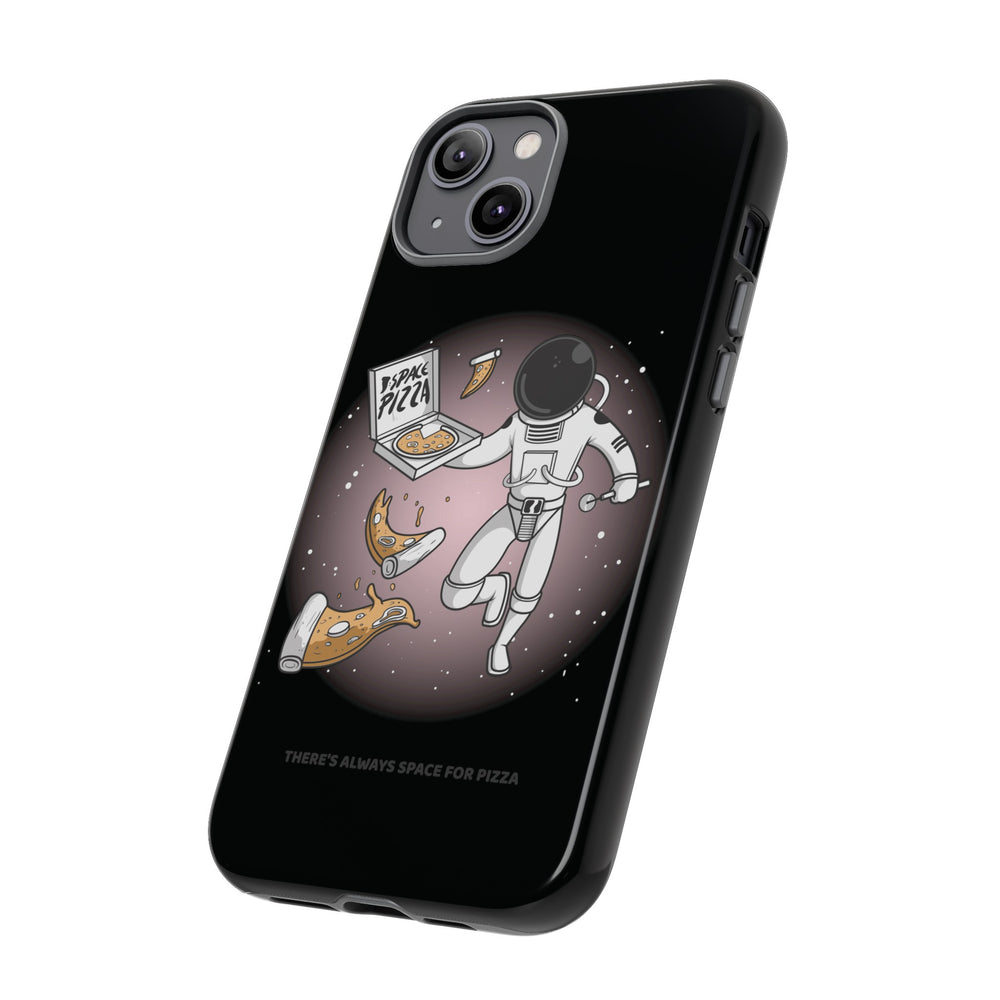 Space Pizza Case | Funny Astronaut Sci-Fi iPhone Cover