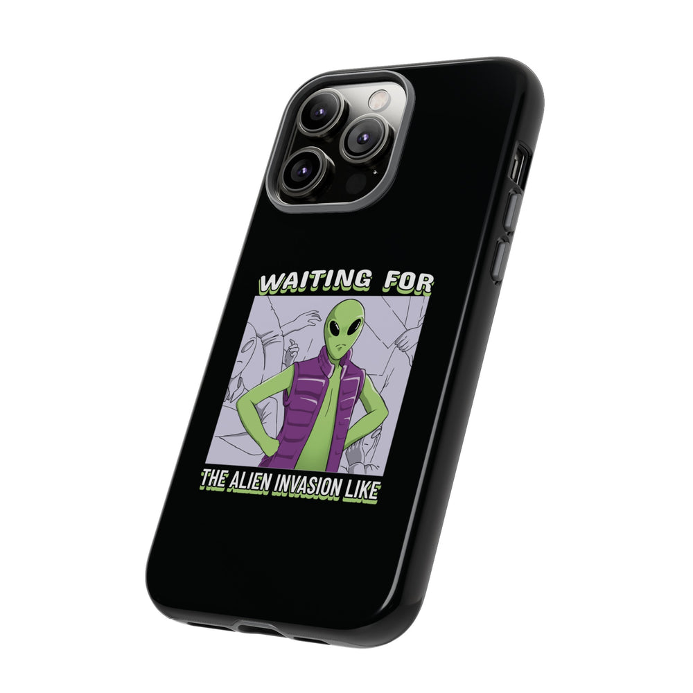 Waiting For The Alien Invasion Like Sci-Fi Tough iPhone Mobile Cases-welovescifi.net