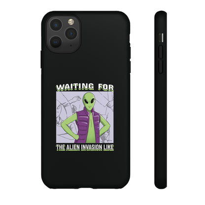 Waiting For The Alien Invasion Like Sci-Fi Tough iPhone Mobile Cases-welovescifi.net