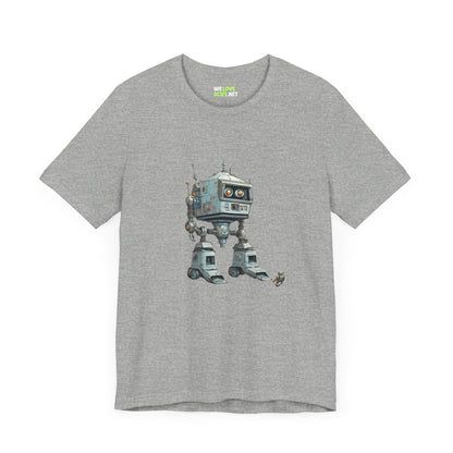 Get Out Of My Way Little Robot SpaceArt Sci-Fi T-Shirt