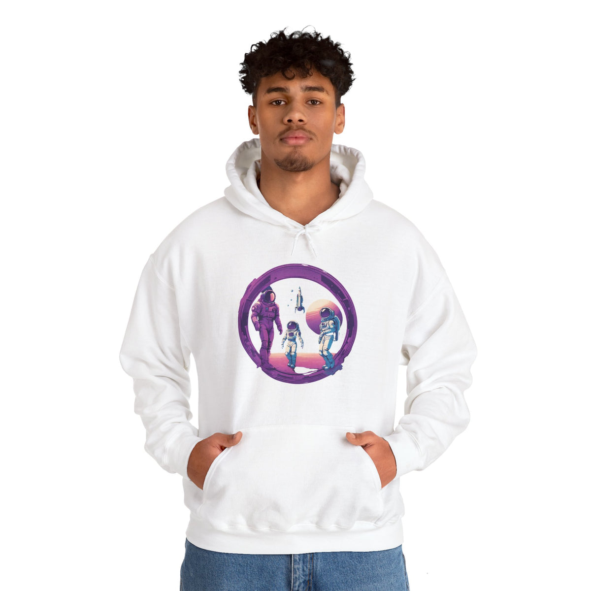 Family Business Astronaut Spaceart Sci-Fi Hoodie-welovescifi