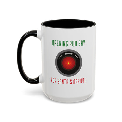 Opening Pod Bay Funny HAL9000 Christmas Accent Mug-welovescifi.net