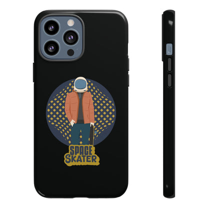 Space Skater Astronaut Sci-Fi Tough iPhone Mobile Cases