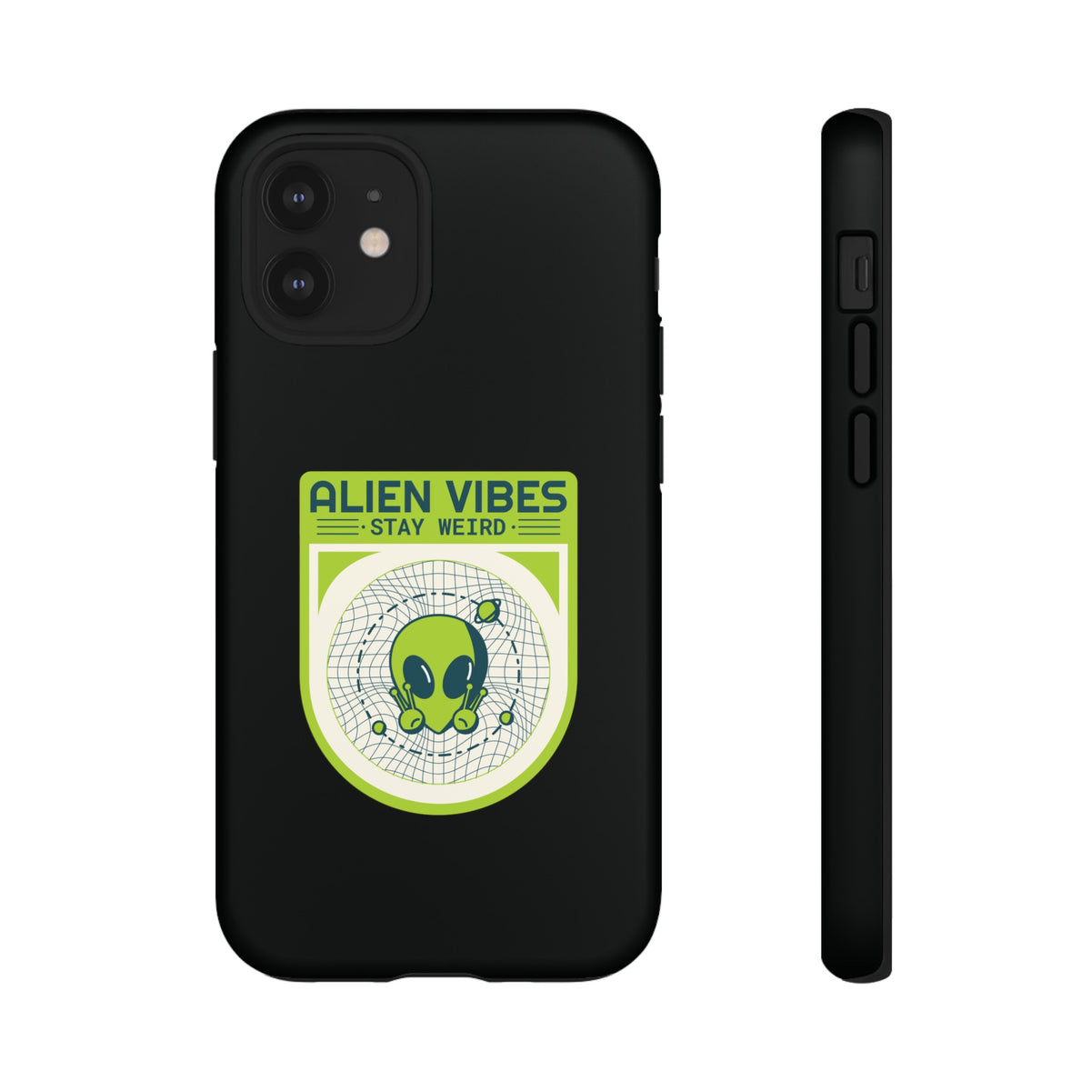 Stay Weird UFO Sci Fi Tough iPhone Mobile Cases WeLoveSciFi