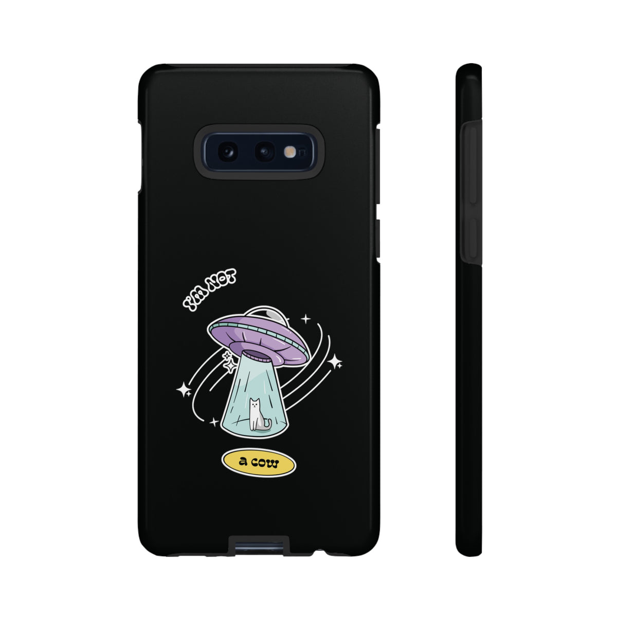 Sci-Fi UFO Samsung Galaxy Mobile Cases - Funny Roswell Cow