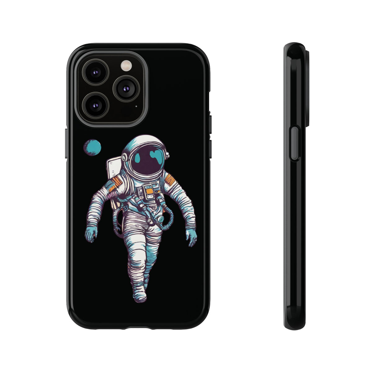 Mini Me Astronaut Spaceart Sci-Fi Tough iPhone Mobile Cases