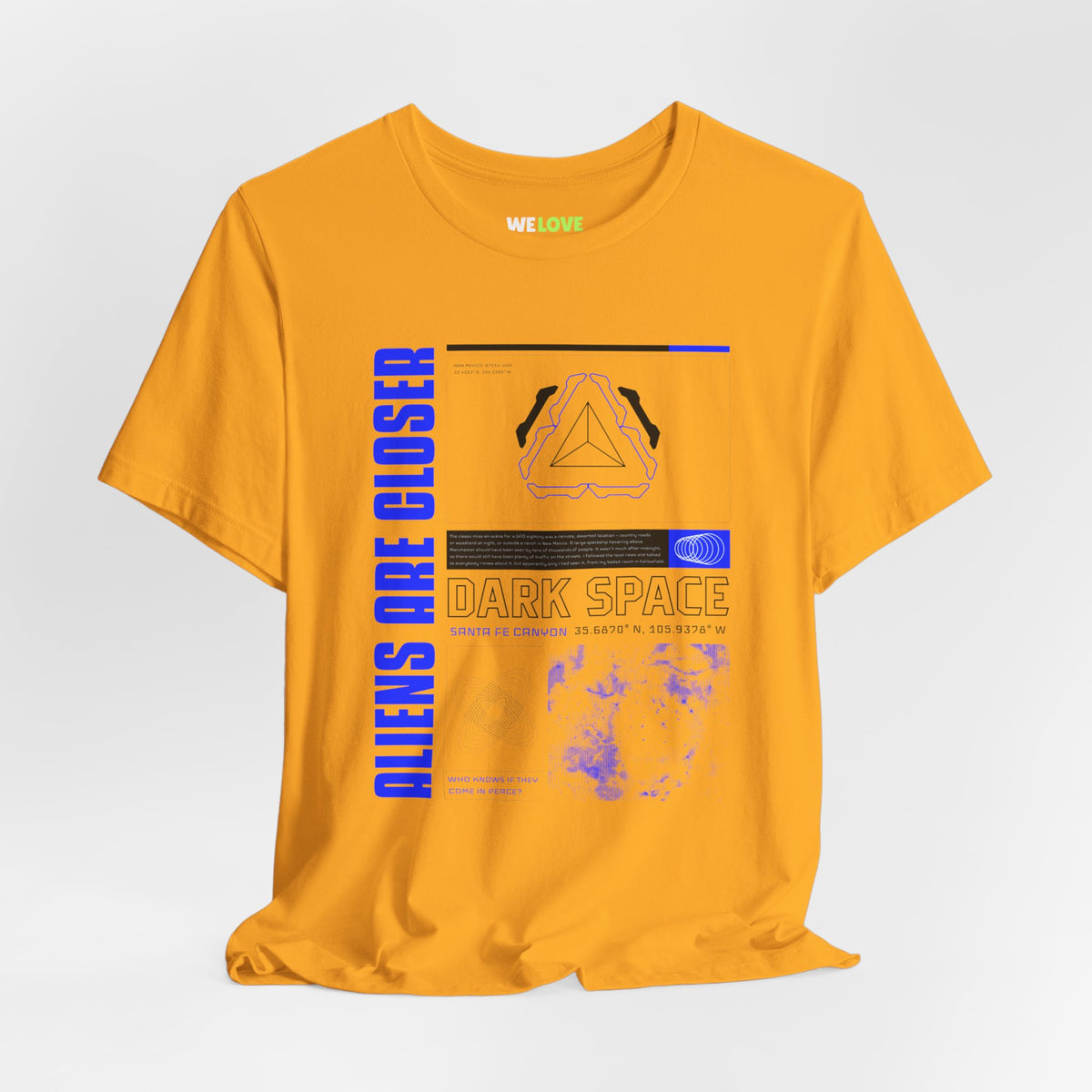 Aliens Are Closer Sci-Fi T-Shirt-welovescifi.net